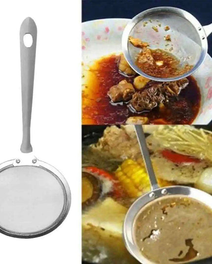 Deluxe Stainless Steel Herbal Infusion Strainer with Extended Handle
