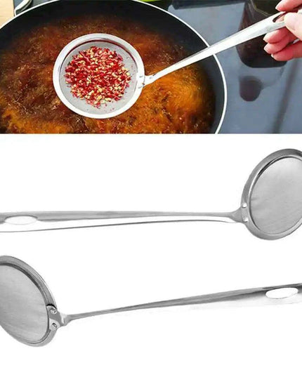 Deluxe Stainless Steel Herbal Infusion Strainer with Extended Handle
