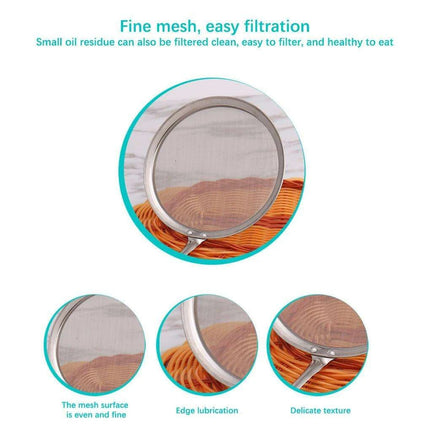 Deluxe Stainless Steel Herbal Infusion Strainer with Extended Handle