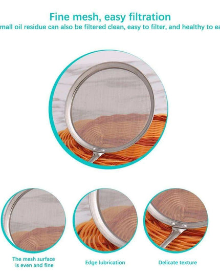 Deluxe Stainless Steel Herbal Infusion Strainer with Extended Handle