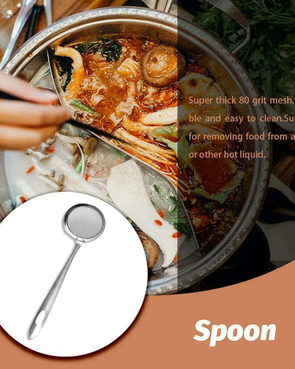 Deluxe Stainless Steel Herbal Infusion Strainer with Extended Handle