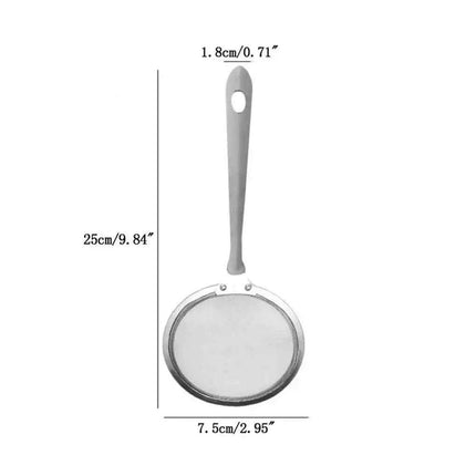 Deluxe Stainless Steel Herbal Infusion Strainer with Extended Handle