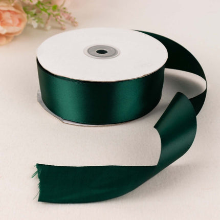 AliKopy 50 Yards 1.5" Hunter Emerald Green Satin Ribbon - Single Face,