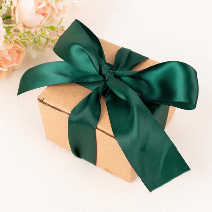 AliKopy 50 Yards 1.5" Hunter Emerald Green Satin Ribbon - Single Face,