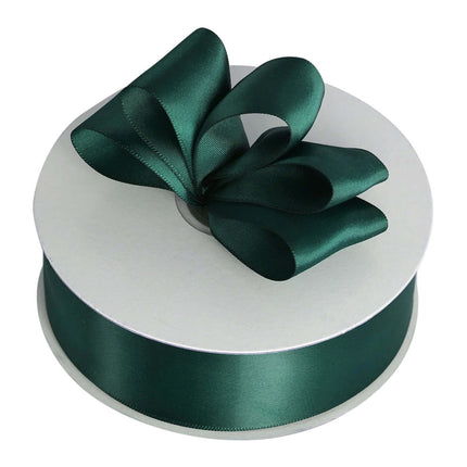 AliKopy 50 Yards 1.5" Hunter Emerald Green Satin Ribbon - Single Face,