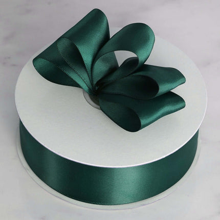 AliKopy 50 Yards 1.5" Hunter Emerald Green Satin Ribbon - Single Face,