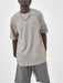Streetwear Unisex Solid Color Loose Fit FOG T-Shirt