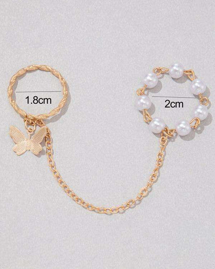 Extravagant Chain Ring - Bold Alloy Fashion Statement Piece