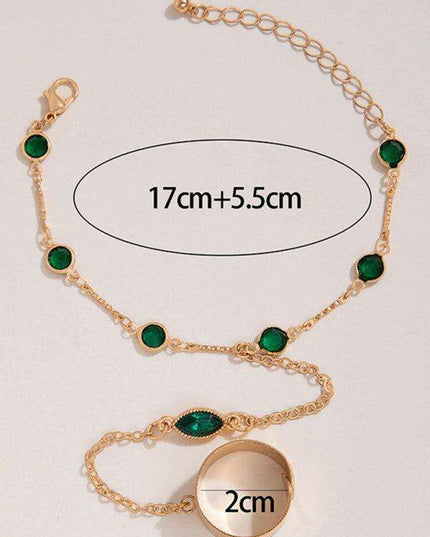 Extravagant Chain Ring - Bold Alloy Fashion Statement Piece