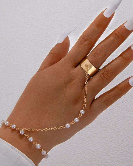 Extravagant Chain Ring - Bold Alloy Fashion Statement Piece