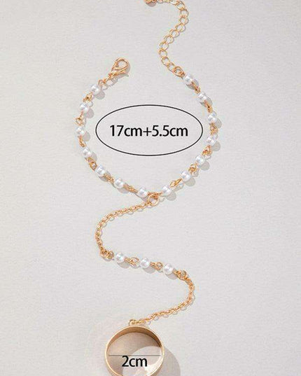 Extravagant Chain Ring - Bold Alloy Fashion Statement Piece