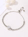 Rose Gold Heart Bracelet with Zircon and Diamond Accents - Elevate Your Accessories Collection