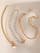 Baroque shaped pearl necklace creative irregular chain clavicle necklace
