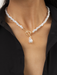 Baroque shaped pearl necklace creative irregular chain clavicle necklace