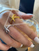 New fashionable and simple starfish niche design index finger ring
