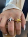 New fashionable and simple starfish niche design index finger ring