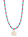 New shell detachable stacked beaded necklace