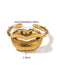 Lip pattern open ring, fashionable ring, individually packaged geometric jewelry