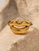 Lip pattern open ring, fashionable ring, individually packaged geometric jewelry