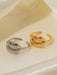 Lip pattern open ring, fashionable ring, individually packaged geometric jewelry