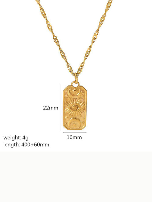 Fashionable and versatile heart-shaped textured pendant necklace