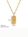 Fashionable and versatile heart-shaped textured pendant necklace