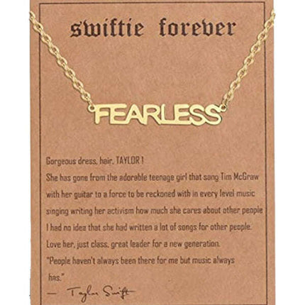 New fashionable golden letter golden number pendant clavicle chain