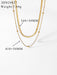 INS new fashion stacked ball bead chain jewelry snake chain choker necklace