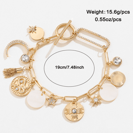 New Starry Sky Magic Necklace Bracelet Earrings