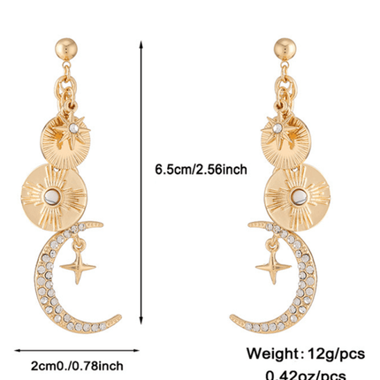 New Starry Sky Magic Necklace Bracelet Earrings