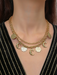 New Bohemian Metal Ancient Coin Multi-Pendant Devil's Eye Necklace