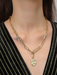 New Bohemian Metal Ancient Coin Multi-Pendant Devil's Eye Necklace