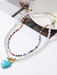 Five-pointed star stacked zircon metal necklace multi-layer necklace new style