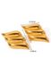Women's earrings retro simple gold angel wings design earrings