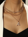 Fashionable and exquisite multi-layer pendant clavicle necklace for women