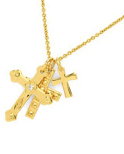 Cross multi-layer pendant personalized retro pendant jewelry