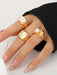 Environmentally friendly geometric ring set