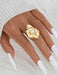 Environmentally friendly geometric ring