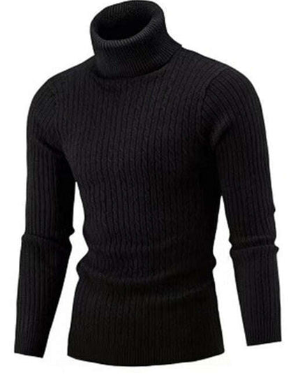 Men's Classic Long Sleeve Turtleneck Sweater