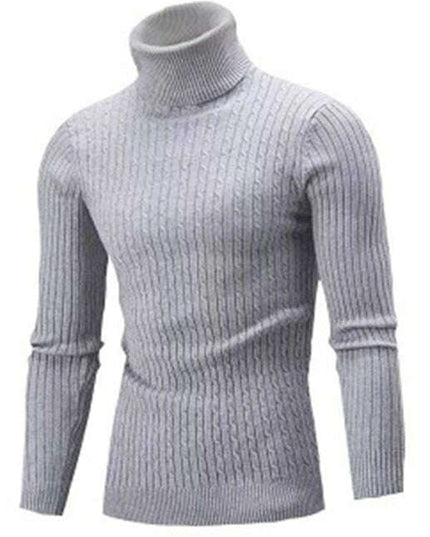 Men's Classic Long Sleeve Turtleneck Sweater