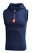 Men's Leisure Hooded Knit Sleeveless Vest