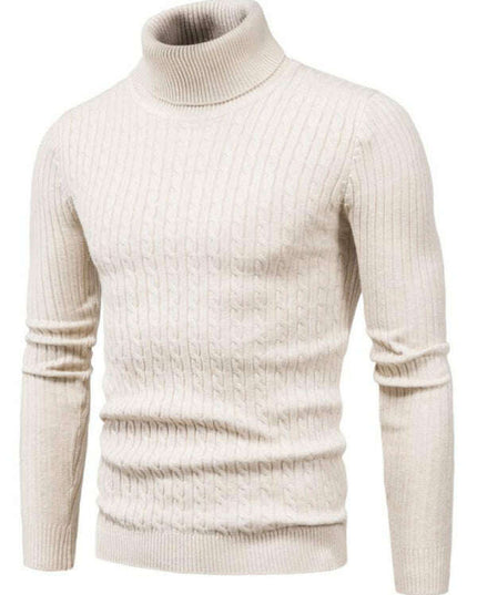 Men's knitted sweater cross-border turtleneck slim fit bottoming sweater