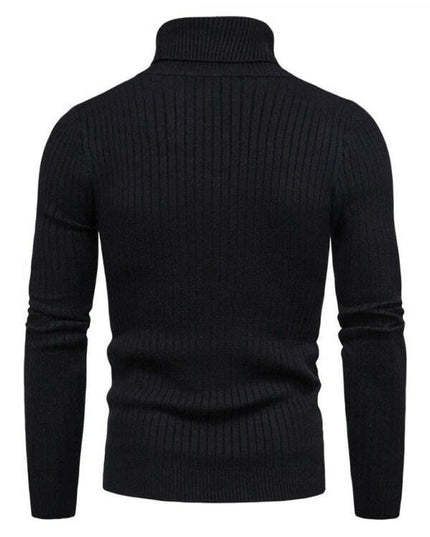 Men's knitted sweater cross-border turtleneck slim fit bottoming sweater