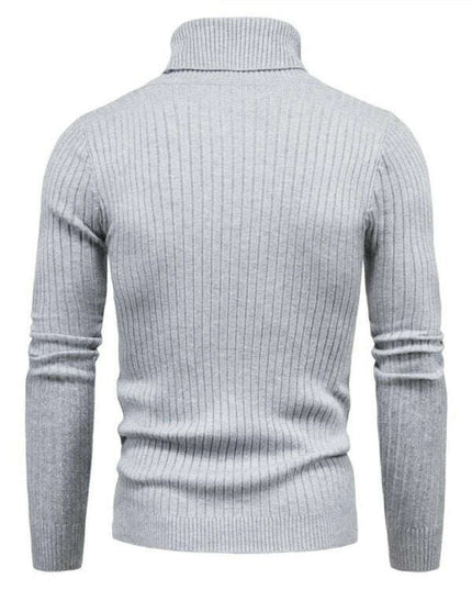 Men's knitted sweater cross-border turtleneck slim fit bottoming sweater