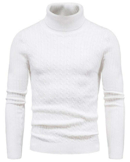 Men's knitted sweater cross-border turtleneck slim fit bottoming sweater