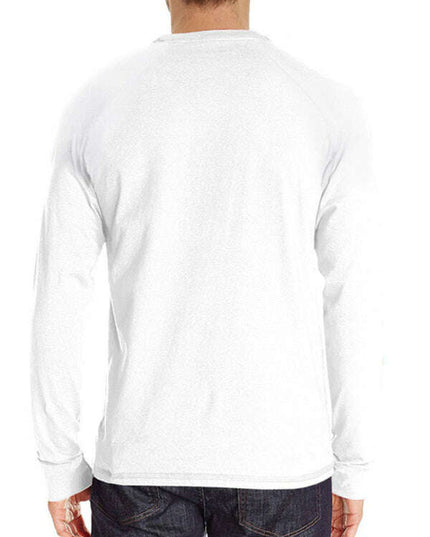Men Casual Button Henley Long Sleeve