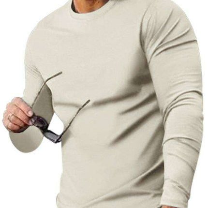 Men's Cozy Lounge Set: Long Sleeve Tee and Matching Pants for Ultimate Comfort