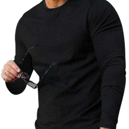 Men's Cozy Lounge Set: Long Sleeve Tee and Matching Pants for Ultimate Comfort