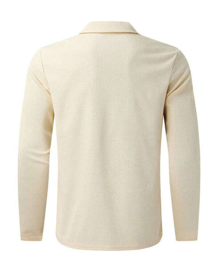 Men's new loose thin plaid long sleeve suit