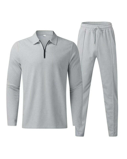 Men's new loose thin plaid long sleeve suit